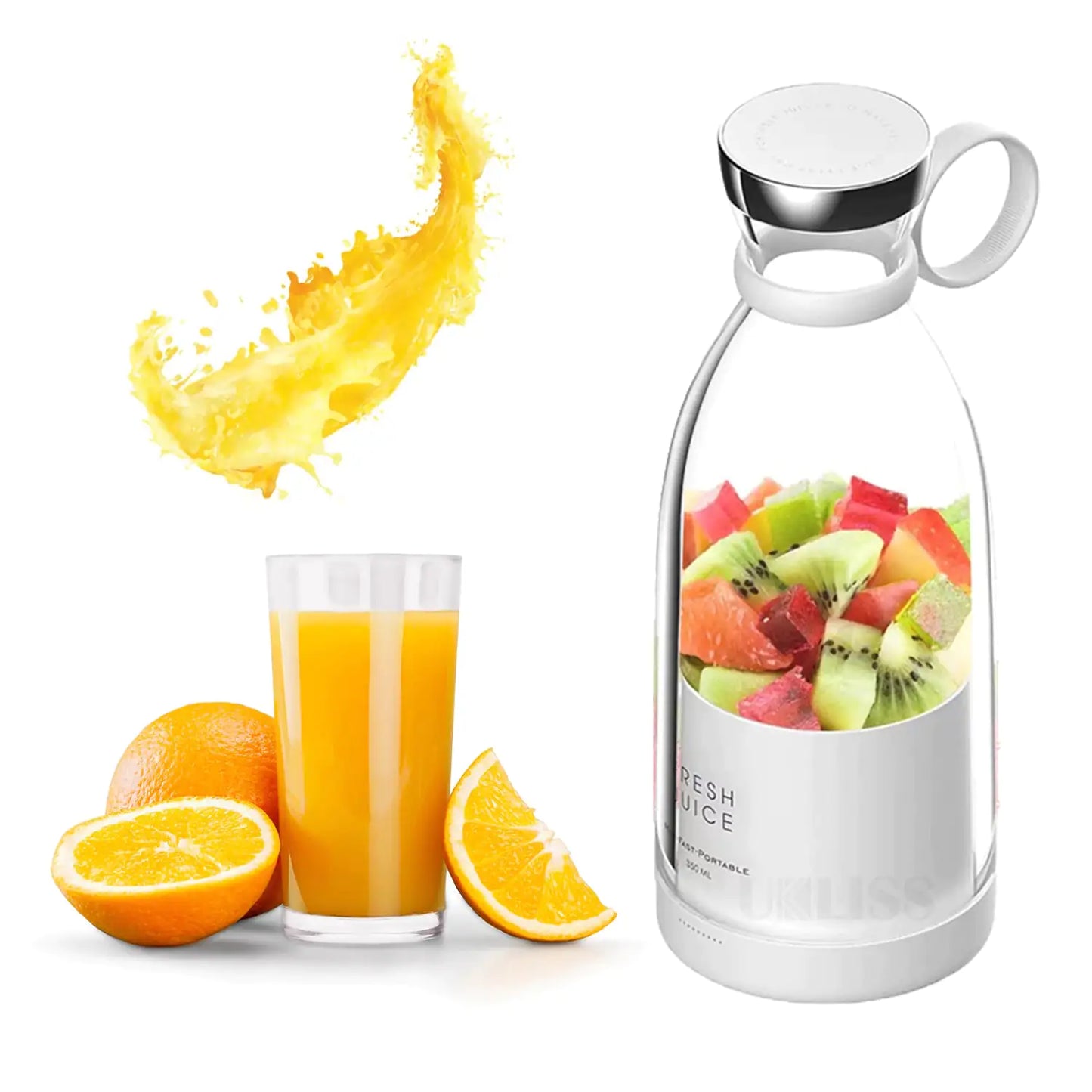 Bloom Aura™ Portable Blender Bottle/Magnetic Charger