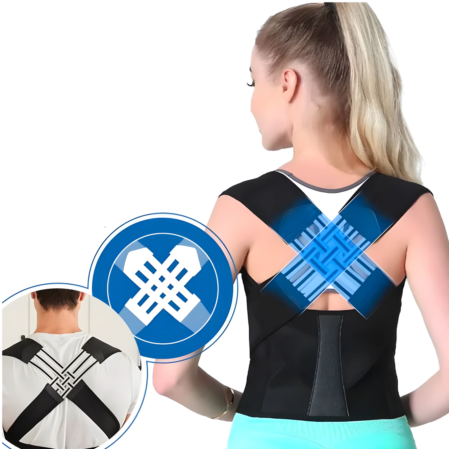 Back Posture Corrector Belt Bloom Aura™